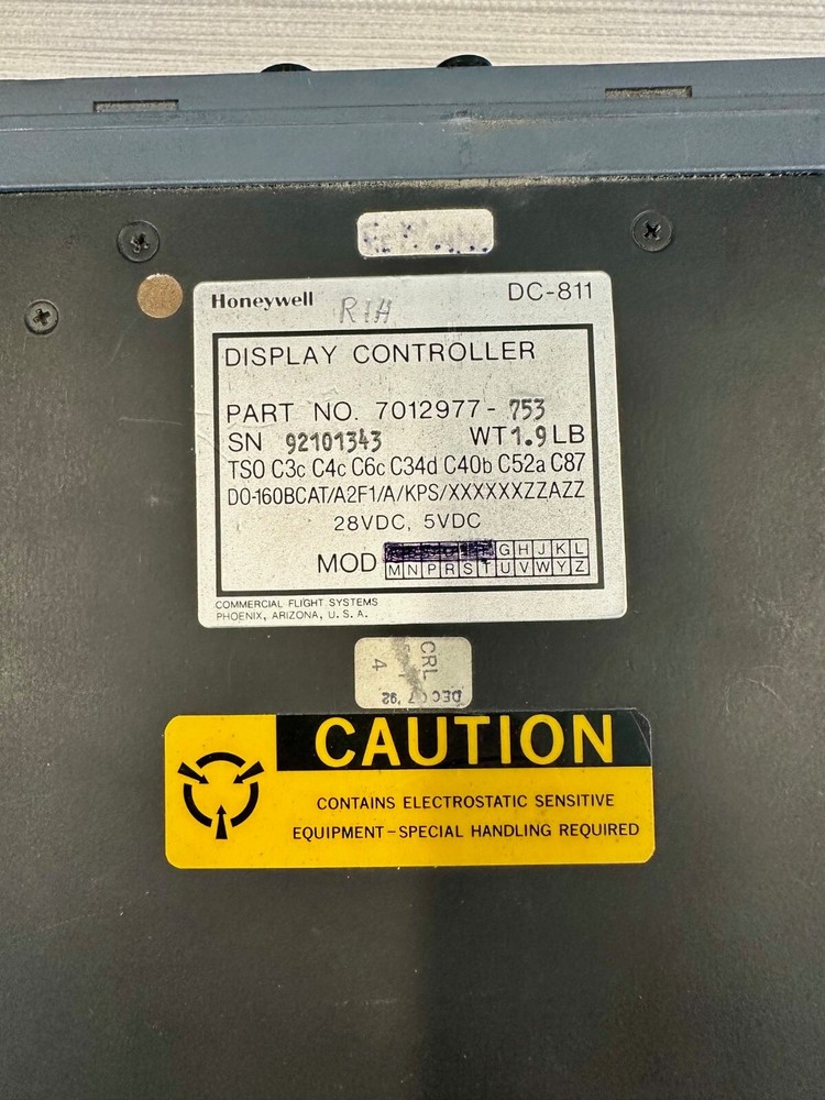 HONEYWELL DC-811 EFIS DISPLAY CONTROLLER