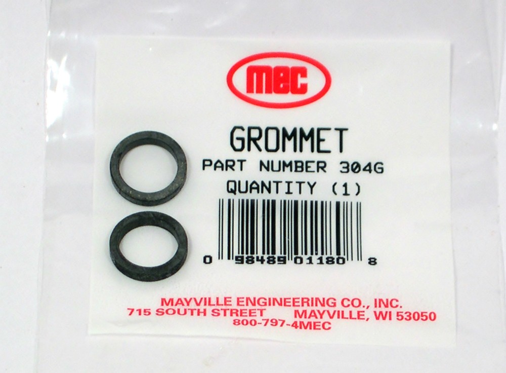 MEC ( 2 ) RUBBER GROMMETS # 304G ALL MEC PRESSES