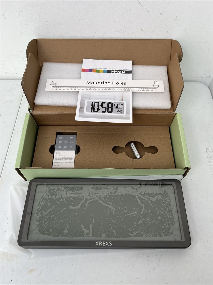 XREXS Large Digital Wall Clock