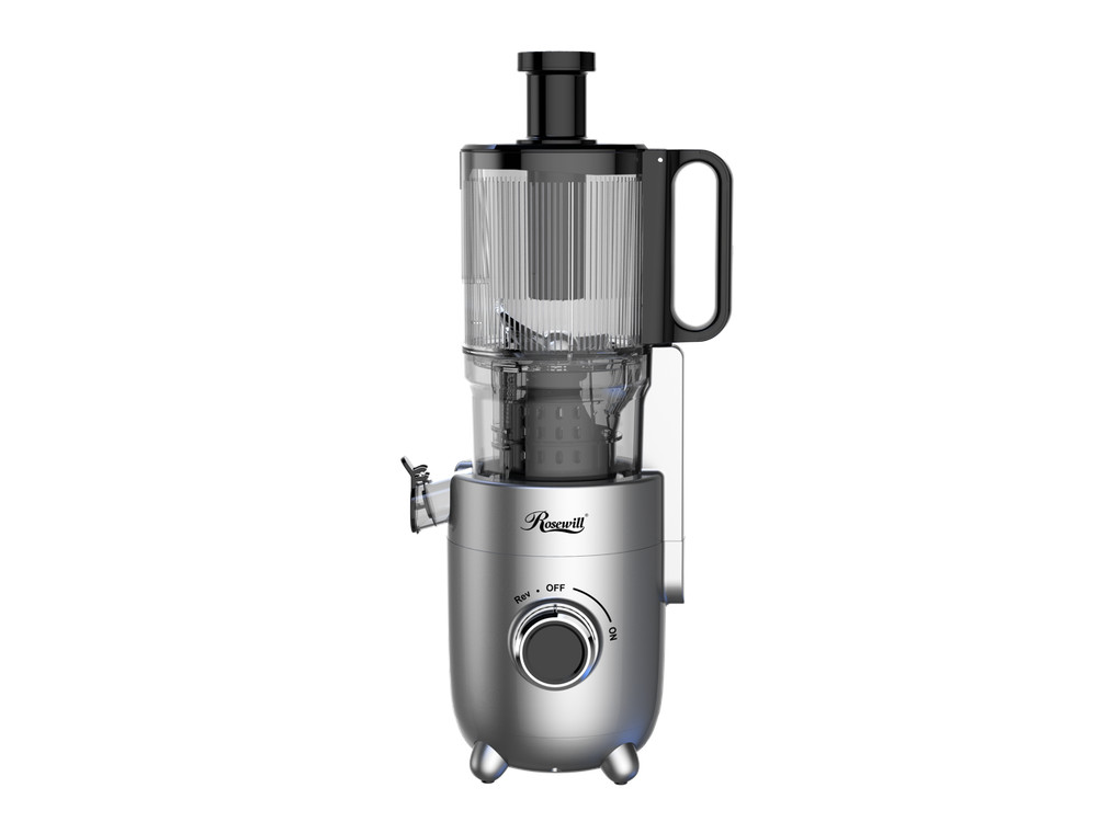 Rosewill Cold Press Juicer, 4.72" Wide Feed Chute Juice Extractor Machine, High