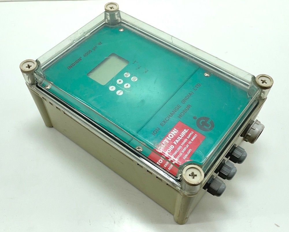 Indion Ion Exchange 4000 pH W 4000PHW Transmitter Controller Field MTD