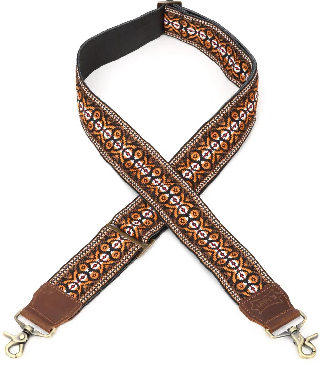 Levy's Replacement Strap - Orange and Brown Stripe