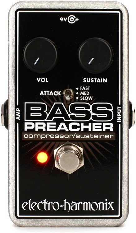 EHX Bass Preacher Compressor/Sustainer Pedal