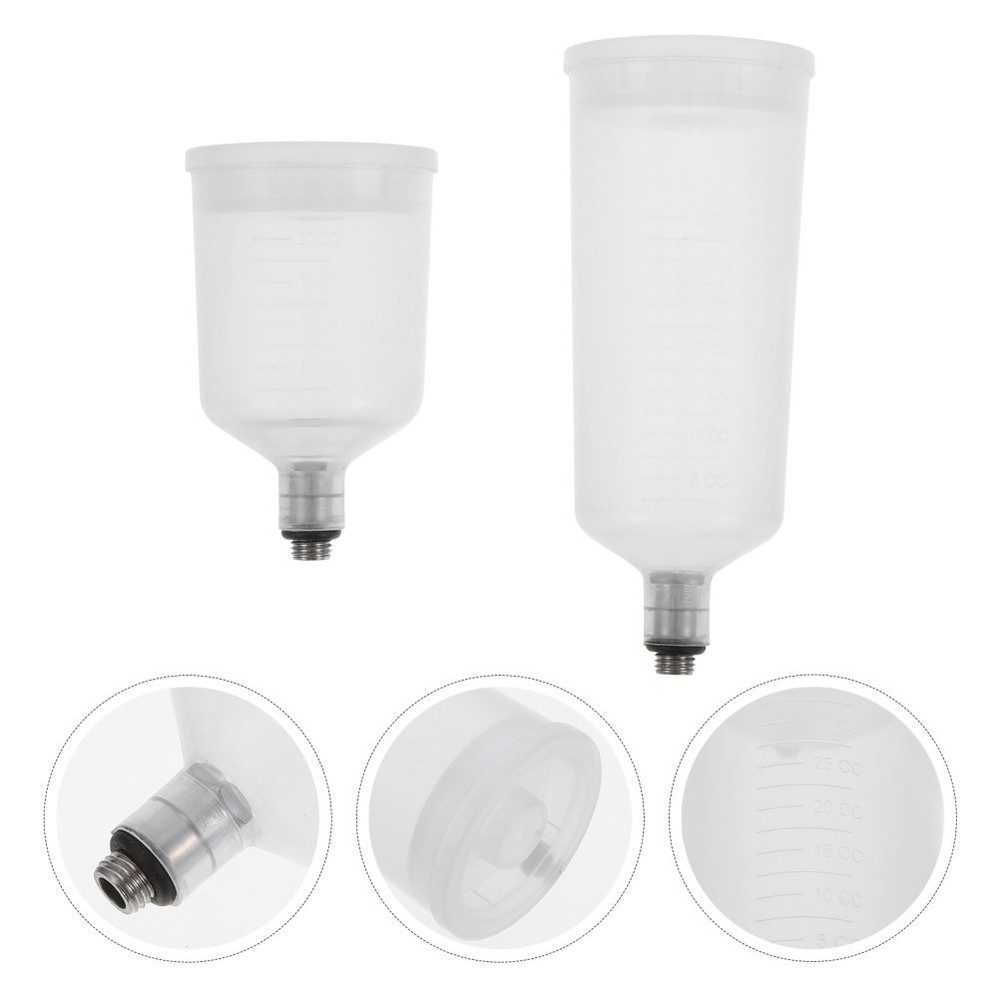 3 PCS Airbrush Pigment Container Bottles Pot Split-type Paint Cup