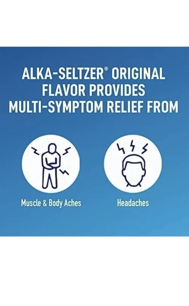 Alka-Seltzer Effervescent Tablets Original 36 Tabs