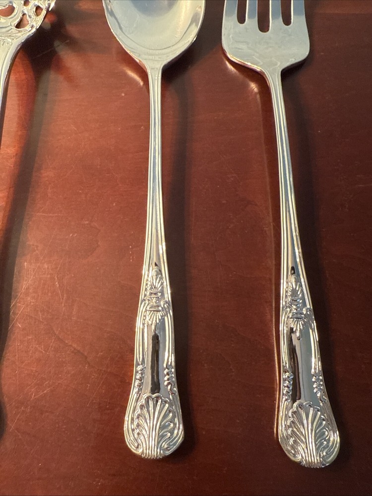 5 Pc Lot Silver Plated Serving Pieces
