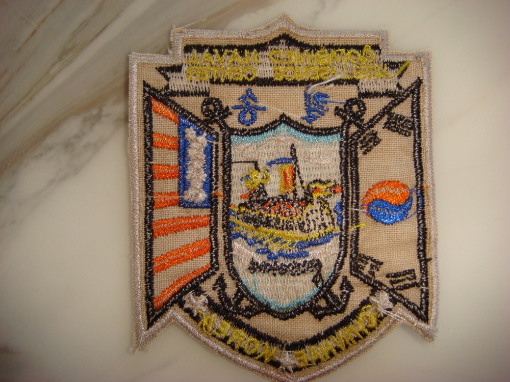US COMBINED NAVAL INTELLIGENCE CENTER At CHINHAE - KOREA WAR PATCH