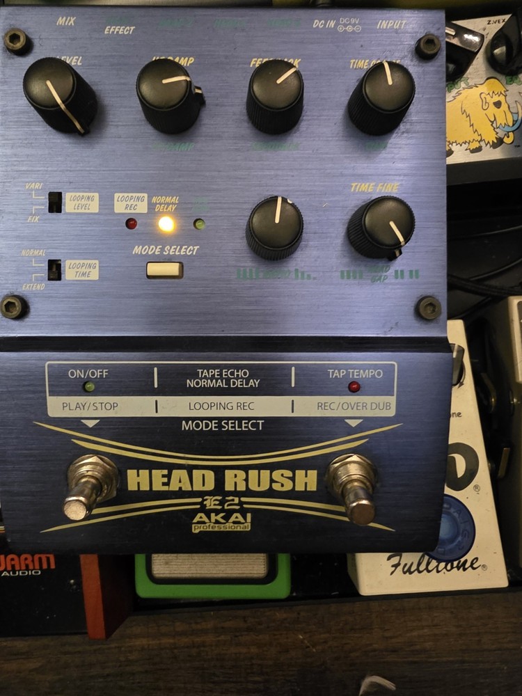 Akai Professional E2 Head Rush Delay/Tape Echo and Looper Effects Pedal Tested!