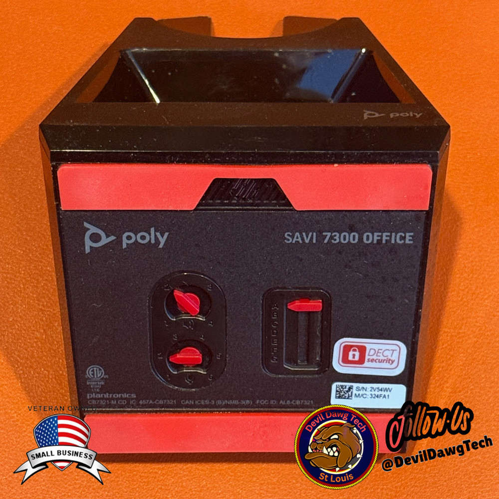 Poly Savi 7300 Office Base Station — Used, Tested & Cleaned