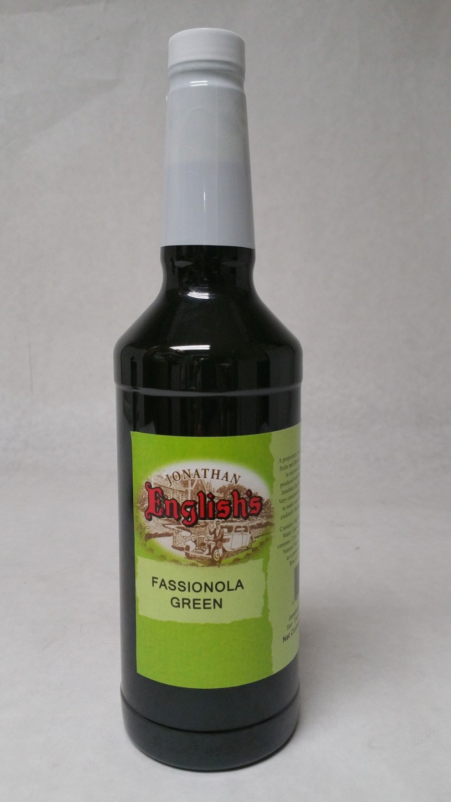 Jonathan English FASSIONOLA GREEN Original Tropical Tiki Drink Mixer Syrup