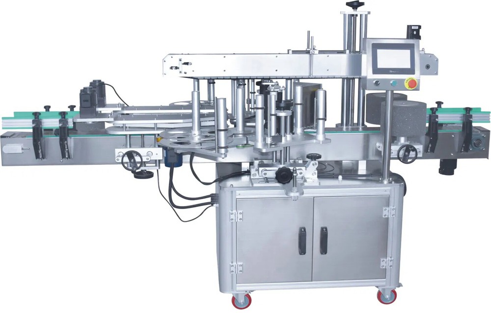 Automatic Square Bottle Double Side Labeling Machine Flat Surface Labeler