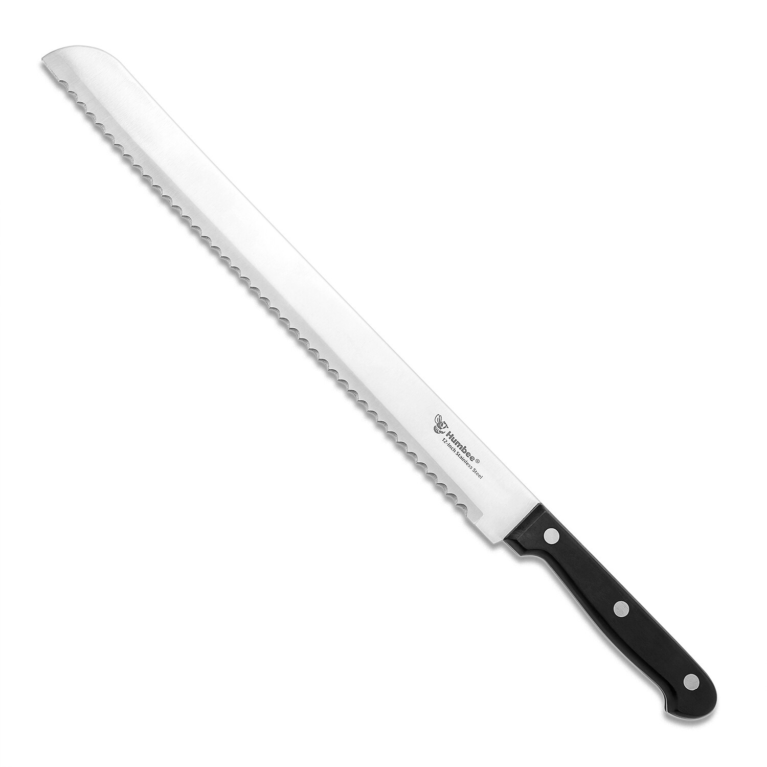 Humbee Chef, Stainless Steel Serrated Bread Knives 8/10/12 inch