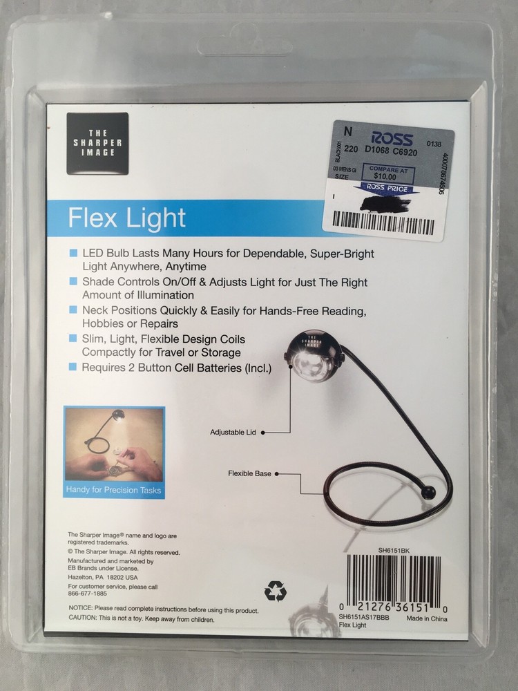 Sharper Image Flex Light Adjustable LED Multipurpose Lamp (NEW)