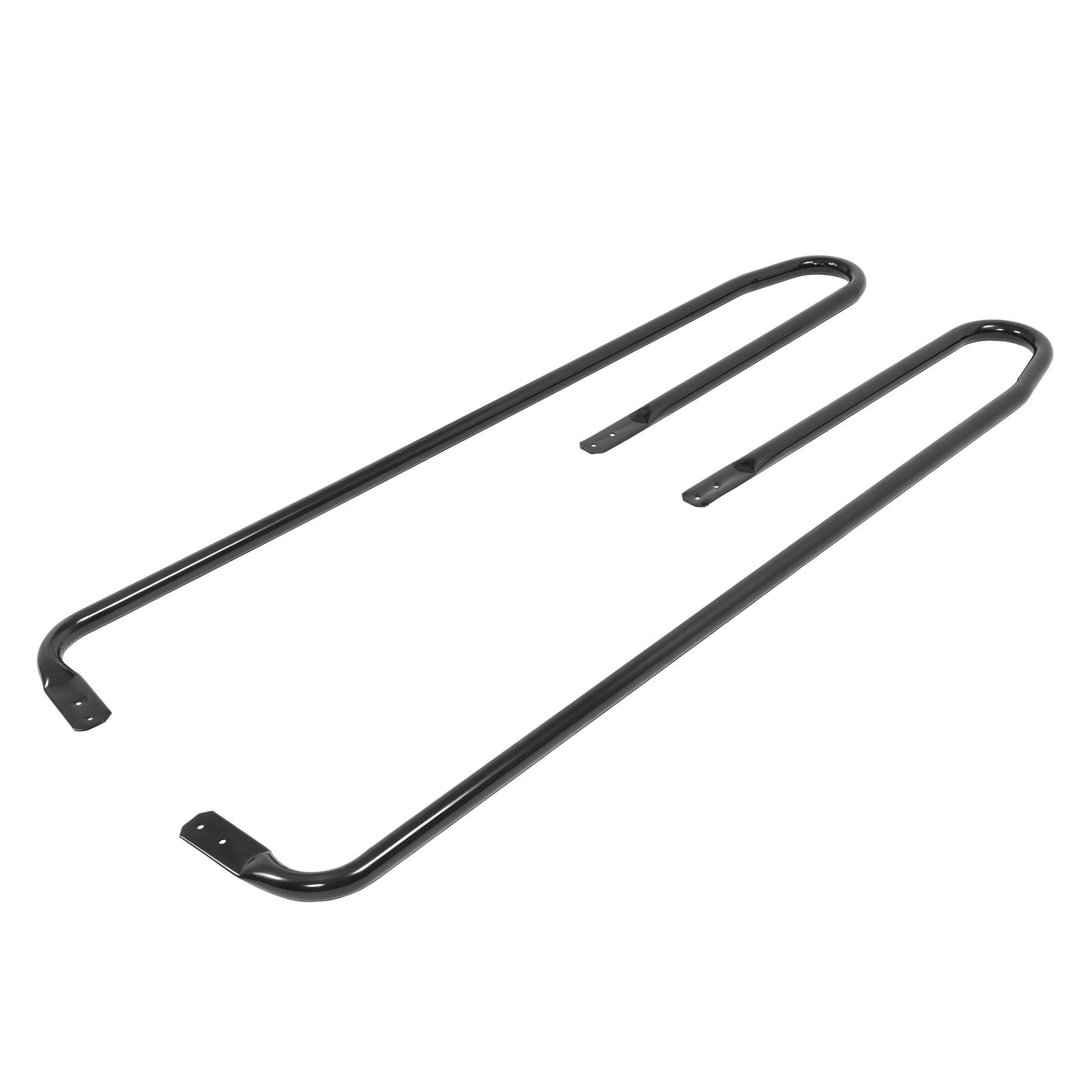 5FT Heavy Duty Step Handrail Black Steel For Indoor/Outdoor Steps & Loft Ladders