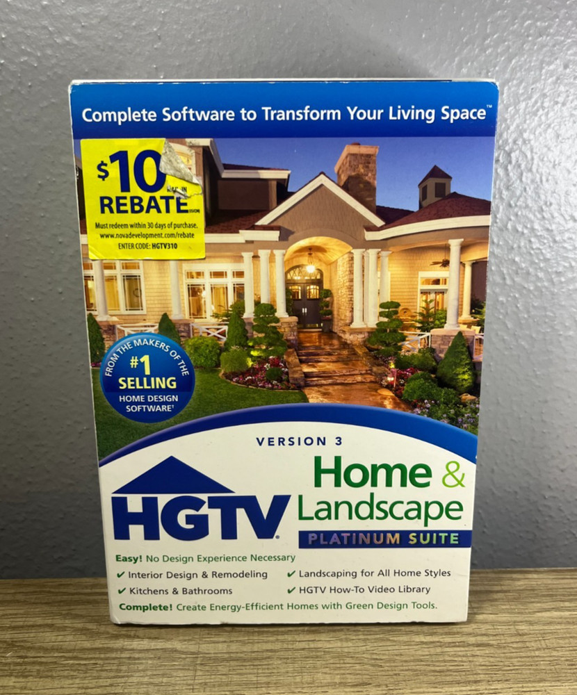 Title: Virtual Architect Home & Landscape Platinum Suite - HGTV Version 3 - PC