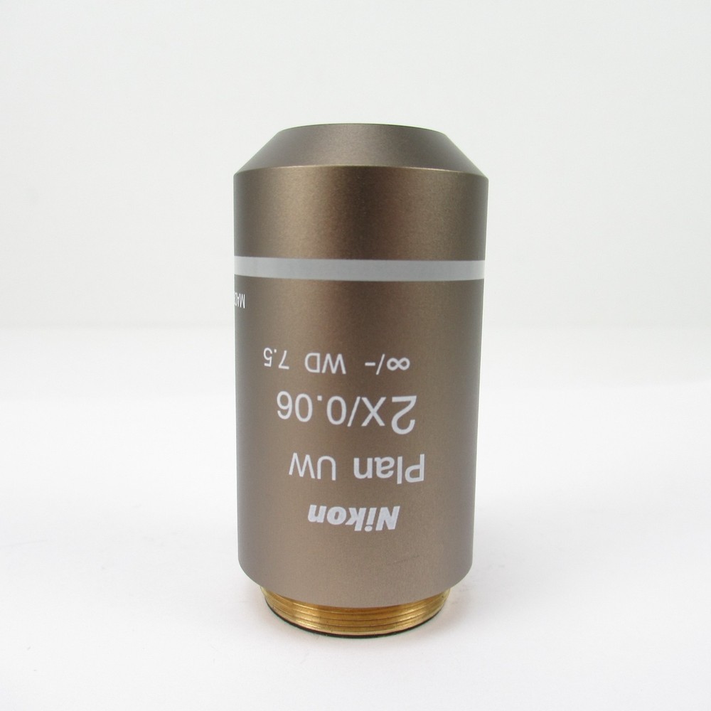 NIKON PLAN UW 2X/0.06 OFN25 ECLIPSE MICROSCOPE OBJECTIVE LENS - MRL00022