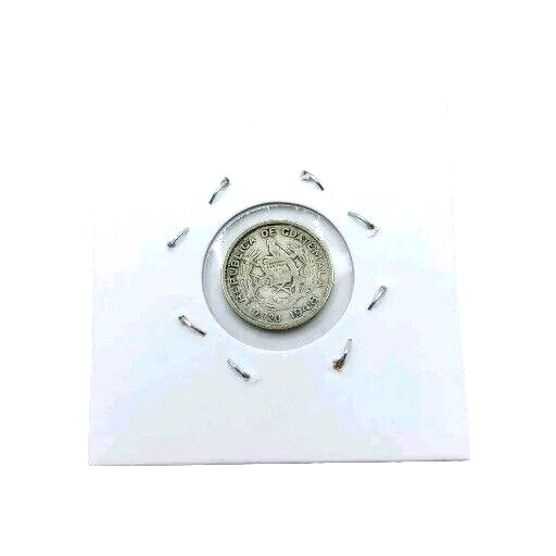 1948 Guatemala 5 Centavos Fine Silver Coin