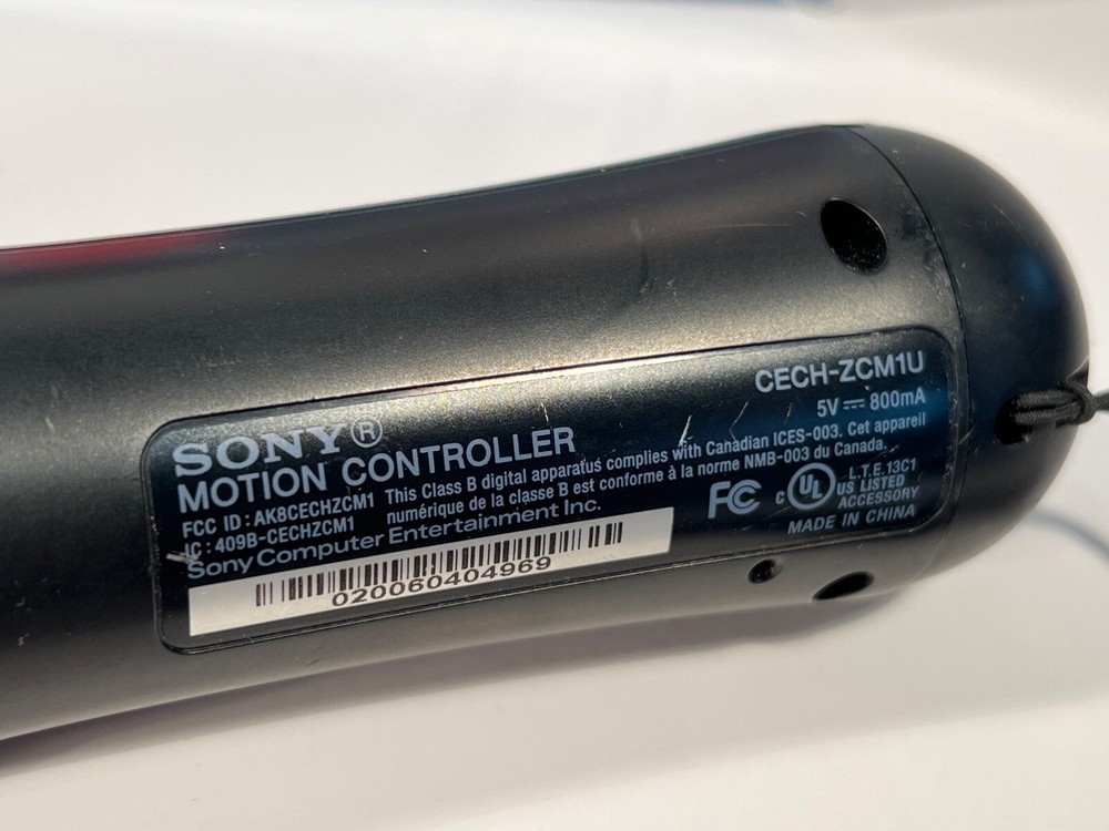 PS3 Playstation Move Bundle With Original Box - Controller, Camera, And Cable