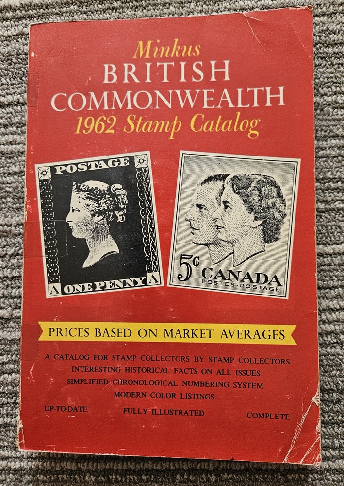 Minkus British Commonwealth 1962 Stamp Catalog