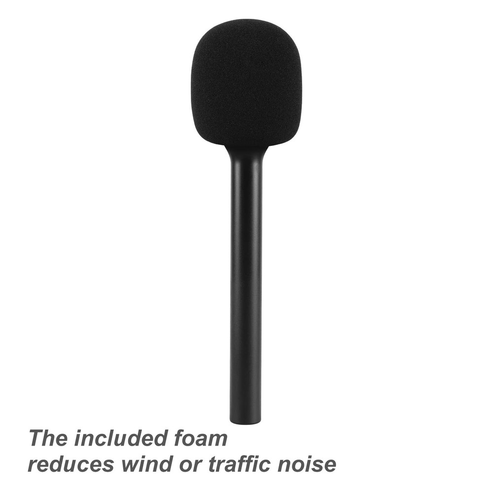 CaTeFo Microphone Interview Handle GO Handheld Adapter with Black