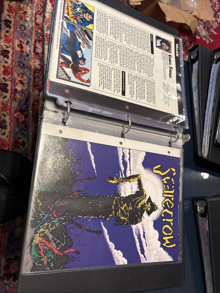 Comic Book Bio Binder