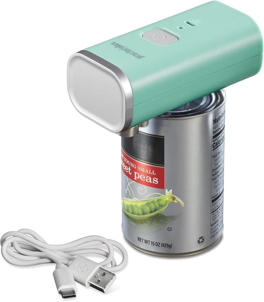 Automatic Electric Can Opener, Hands Free Cordless Operation U...