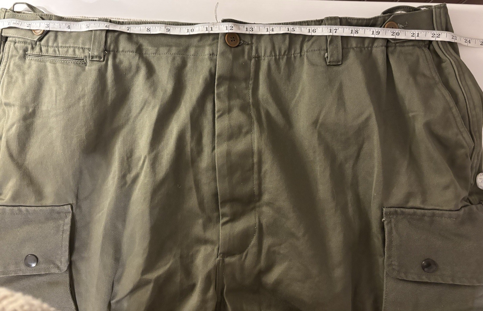 ATF At The Front 1943 Field Trousers Military Reproduction Cargo Pants Size 46 R