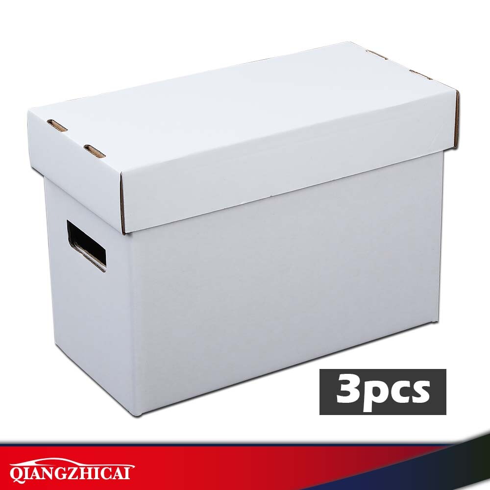 3Pcs Comic Books Storage Boxes Short Holds 150-175 Stackable Durable Archive NEW