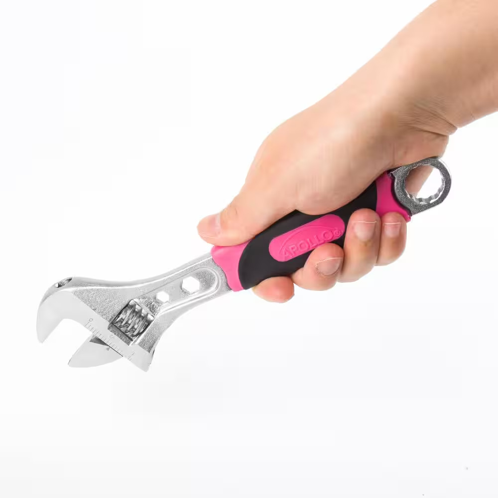 Adjustable Wrench Set in Pink (2-Piece)