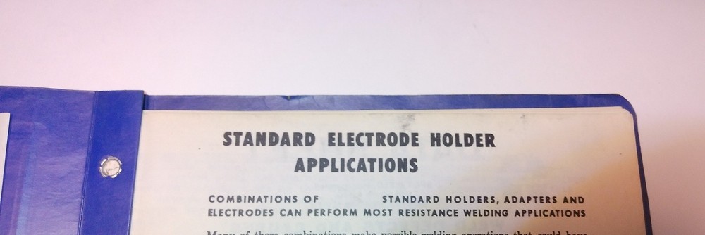 Spot Welders Manual, Tech Tip Spot Welding Data Sheets Defects and Causes