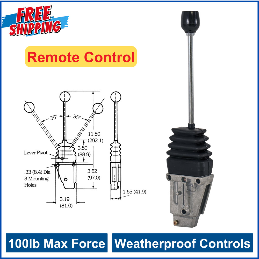 Buyers Products B206301 Remote Control (Control, Single Axis Remote) , Black