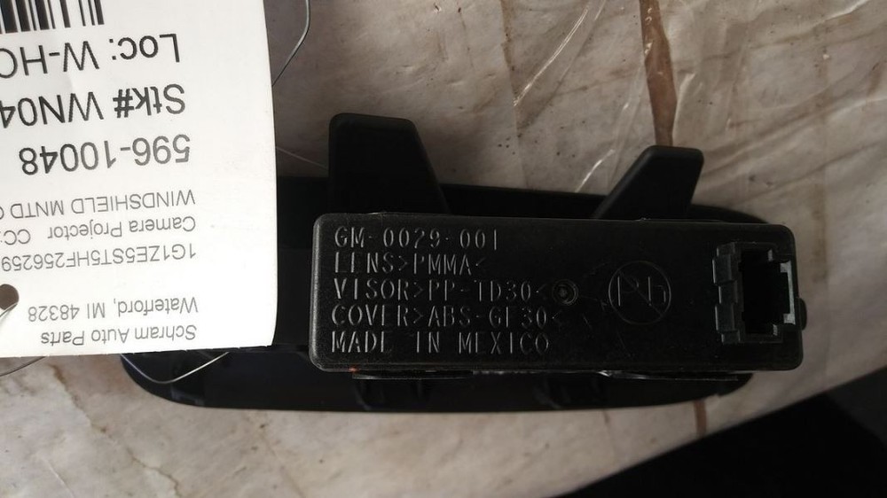 Camera/Projector Camera Front View Windshield Mounted Fits 18 CT6 2419545