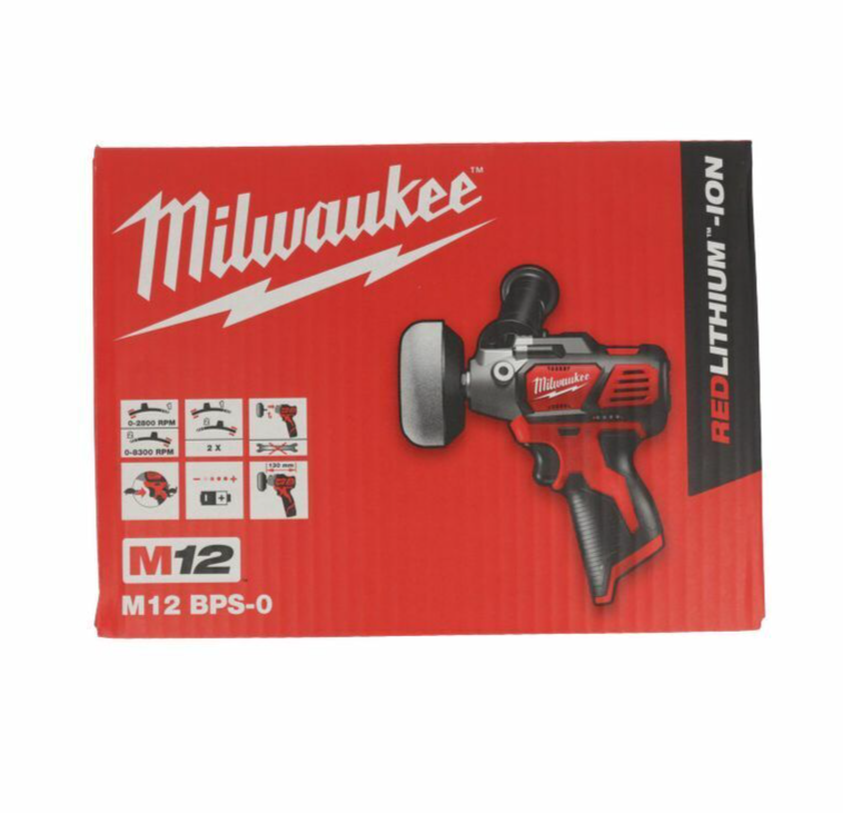 Milwaukee M12 BPS-0 Cordless Compact Polisher Sander Grinder Bare tool Body only