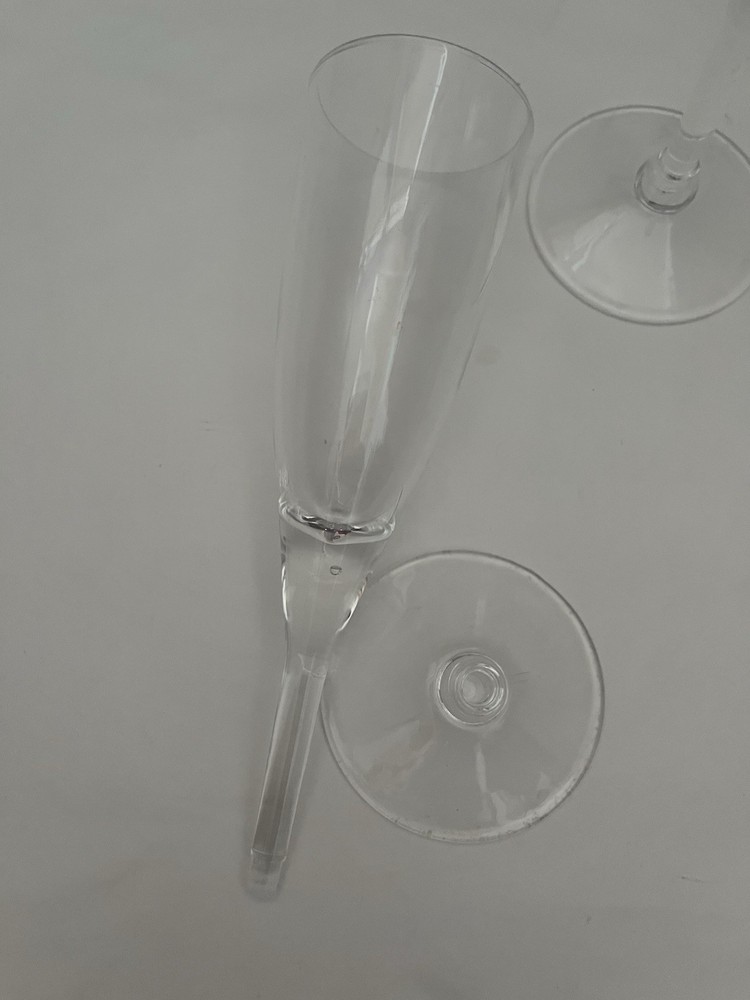Clear Plastic Champagne Flute - 4 fl. oz.