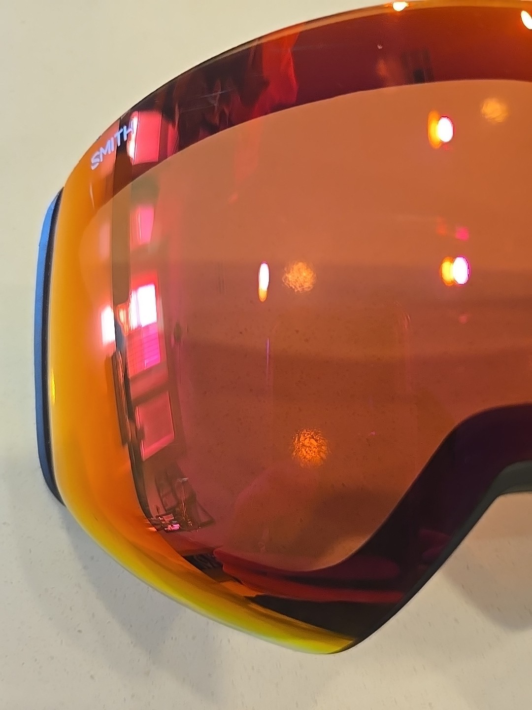 Smith 4D Mag Chromapop Sun Red Mirror Replacement Goggle Lens Used