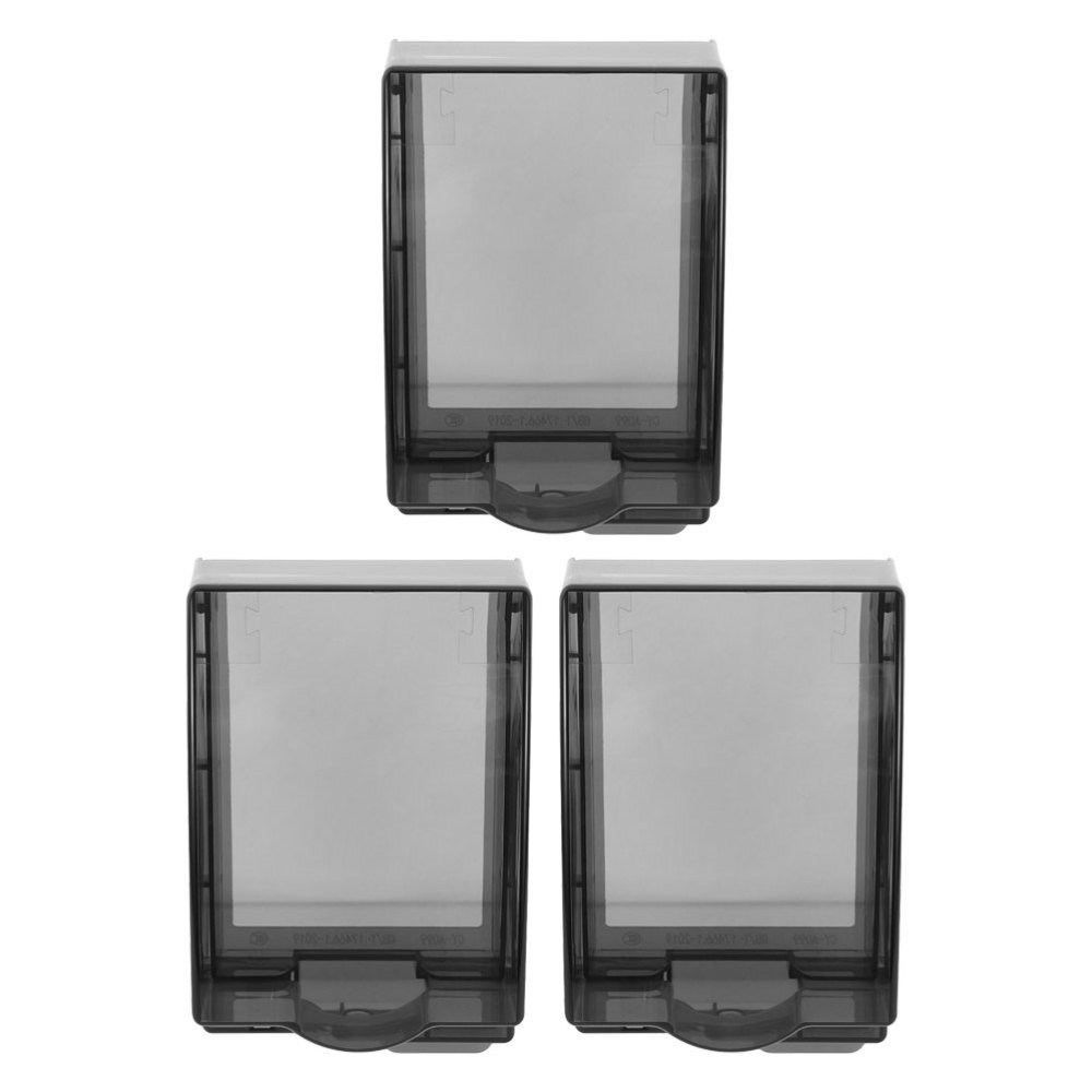 3 Pcs Waterproof Switch Protector outside Electrical Outlet Cover Adhesive