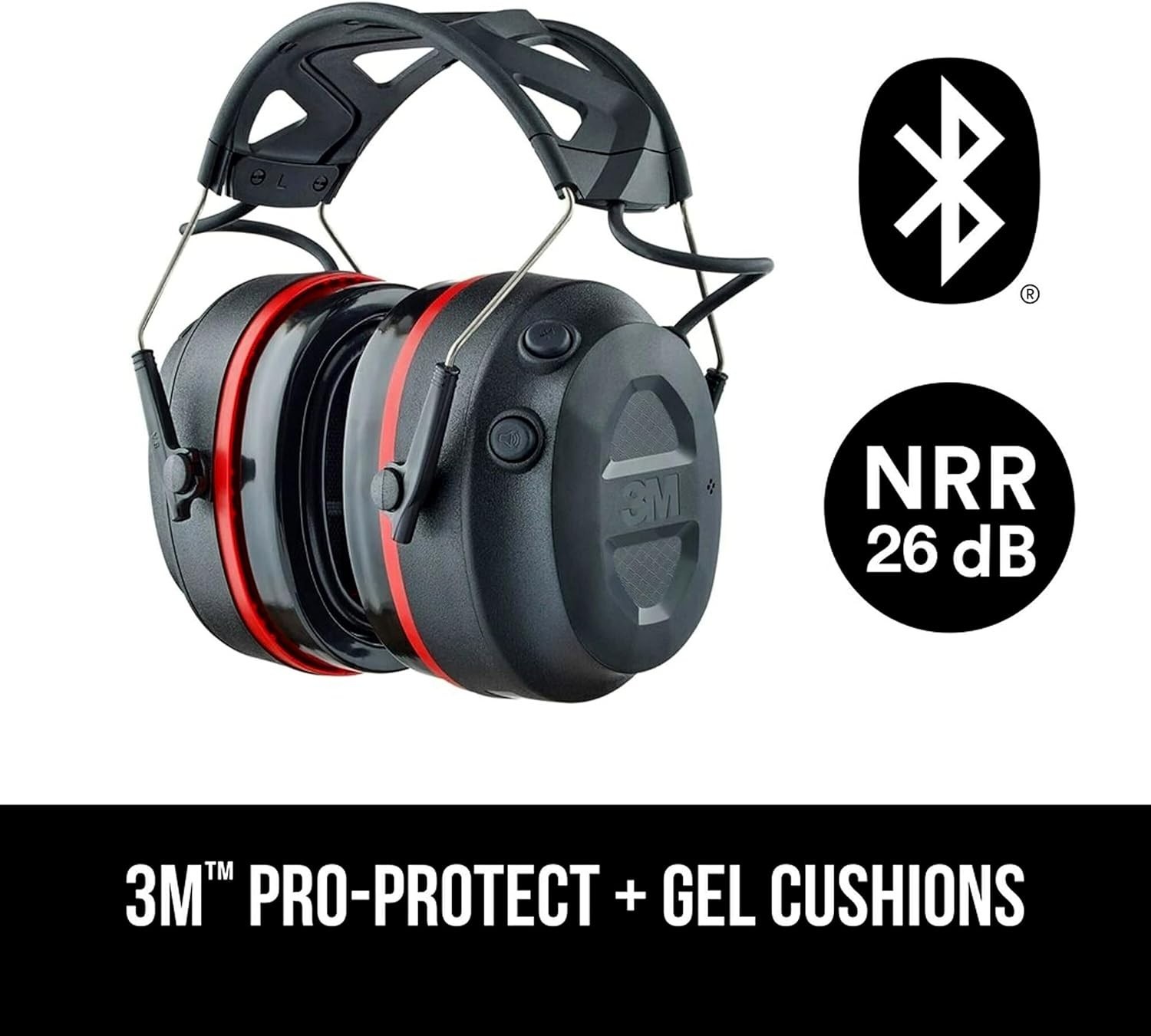 NEW 3M Pro-Protect Wireless Electronic Hearing Protector w/Bluetooth Technology