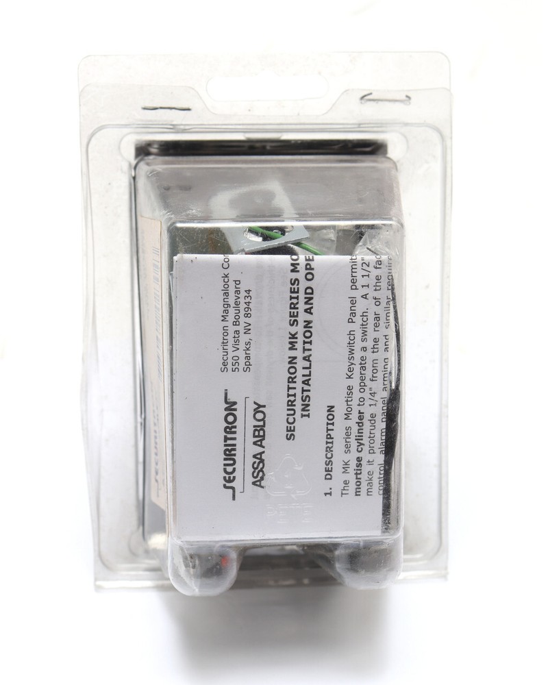 Securitron MK Mortise Keyswitch, Single Gang