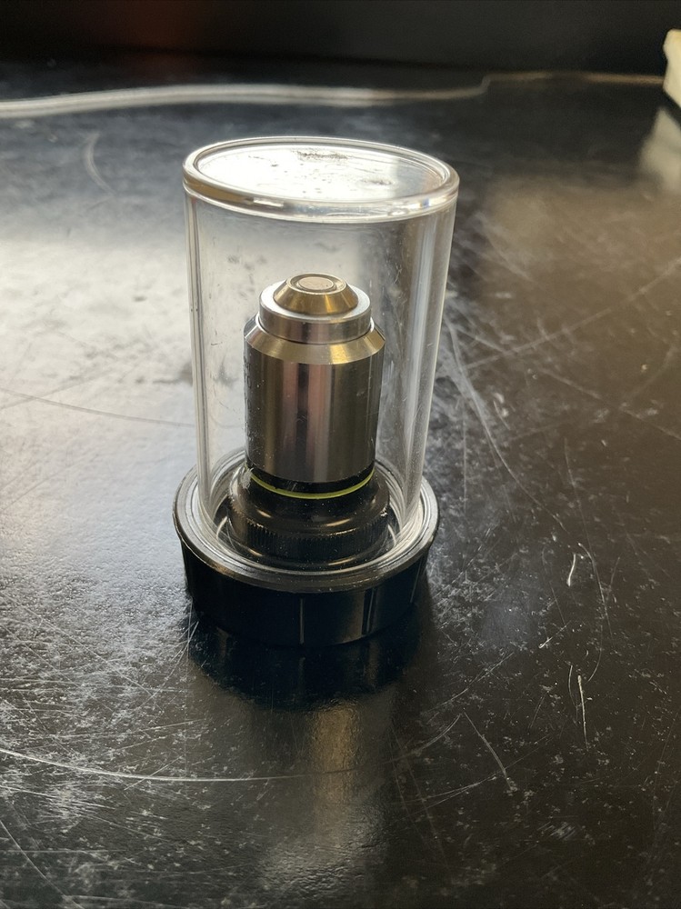 Olympus Plan 40 0.65 0.17 Microscope Lens 434756 With Nikon Case