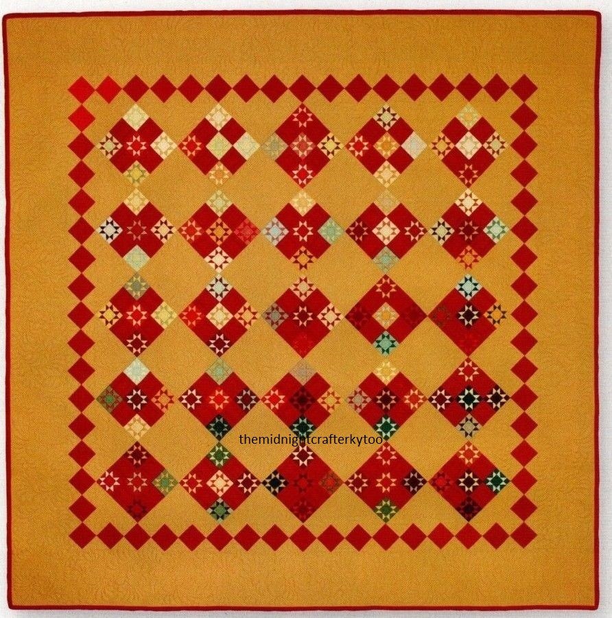 Lancaster Rose Quilt Pattern Pieced JD