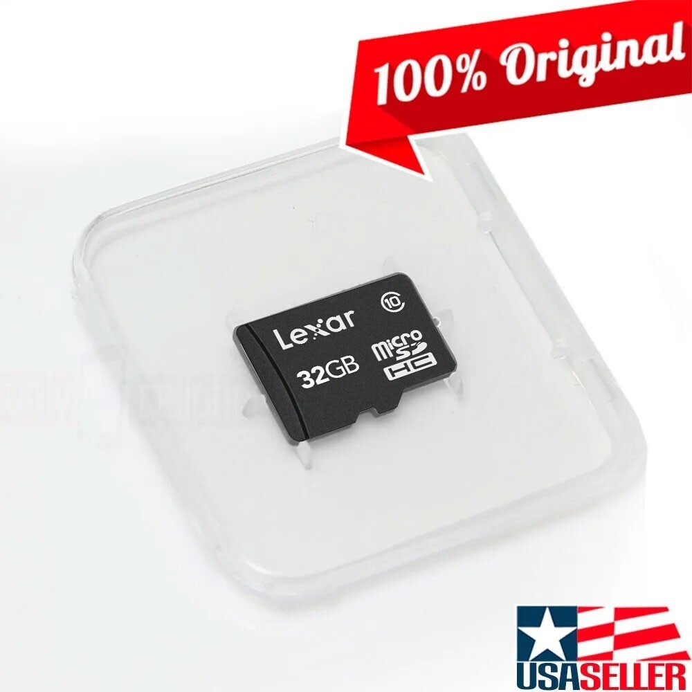 Original Lexar 32GB High Speed MicroSDHC Class 10 Flash Card