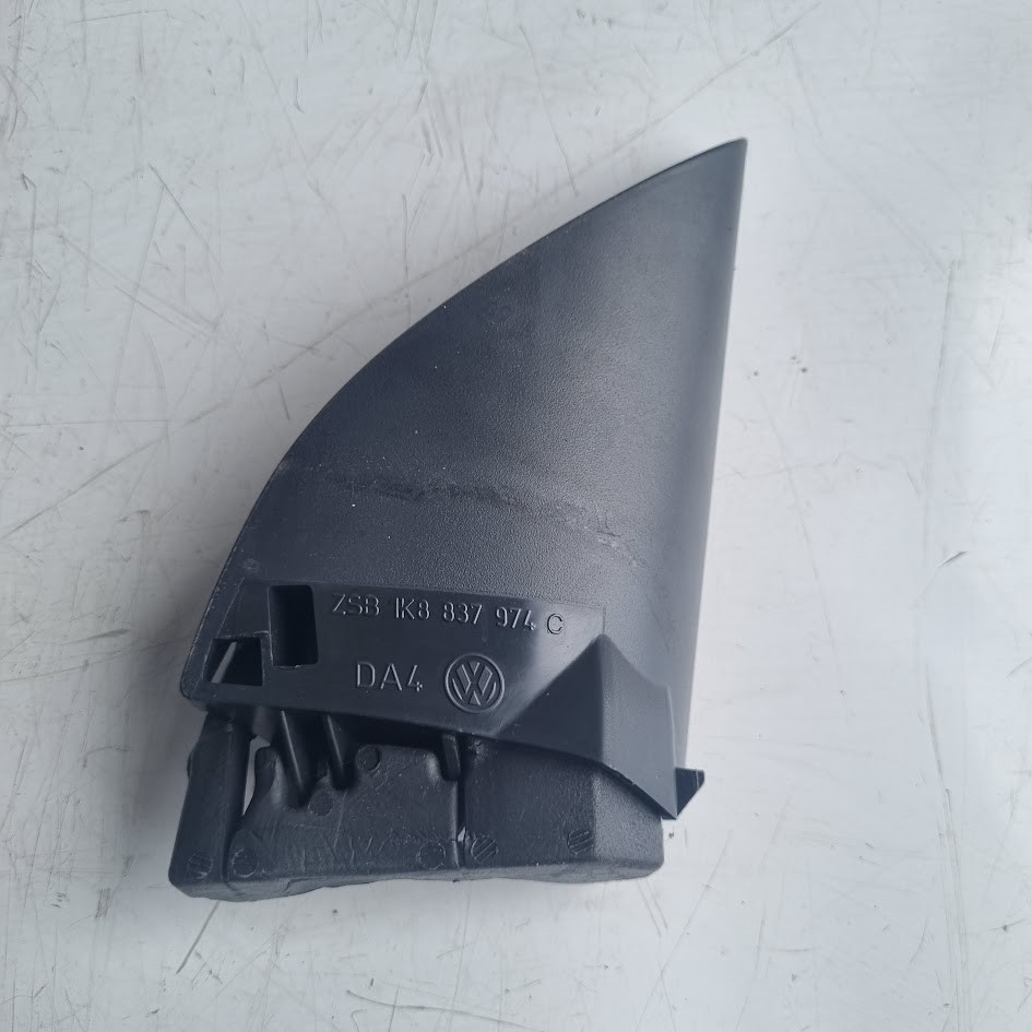 VW Scirocco OS Right Front Door Triangle Panel Trim 1K8837974B