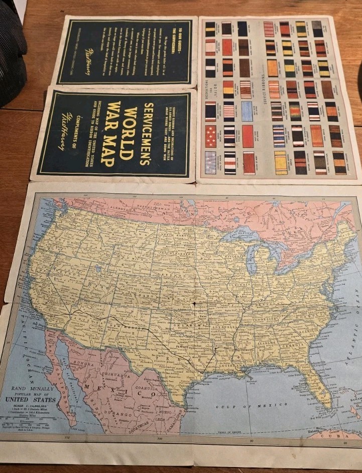 Servicemans World War Map