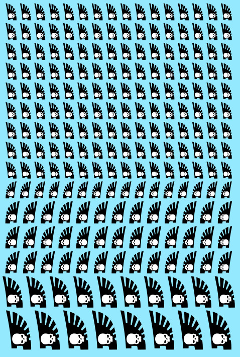 A6 - Skull Absolution Wings Transfer Sheet