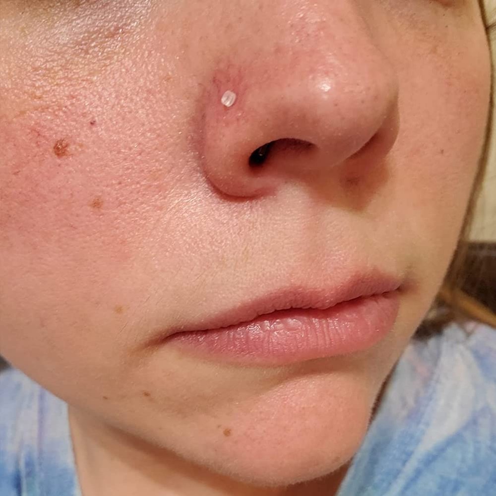 MODRSA Clear Nose Rings & Studs - Plastic Nose Piercing Retainers - 16g, 18g,...