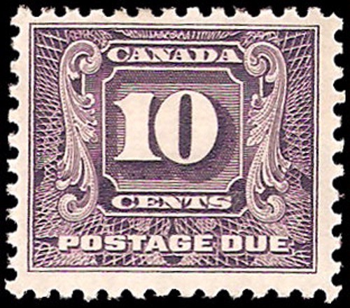 Canada #J6-J10 set MH