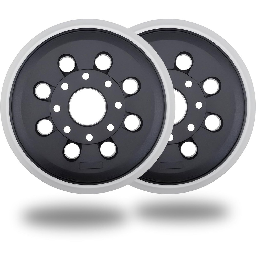2 Pack 5 Inch 8 Hole Hook & Loop Replacement Sander Pad for 5" Bosch ROS20VS,