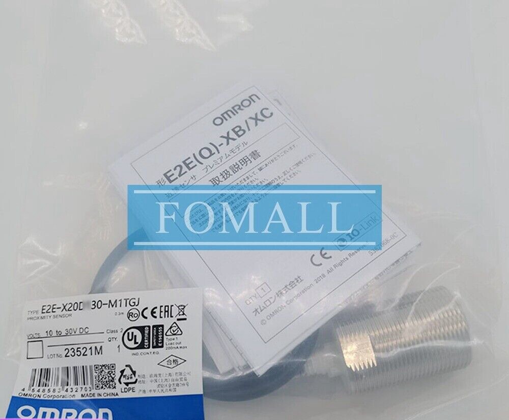 1Pcs New Proximity Switch Sensor E2E-X20D230-M1TGJ 0.3M