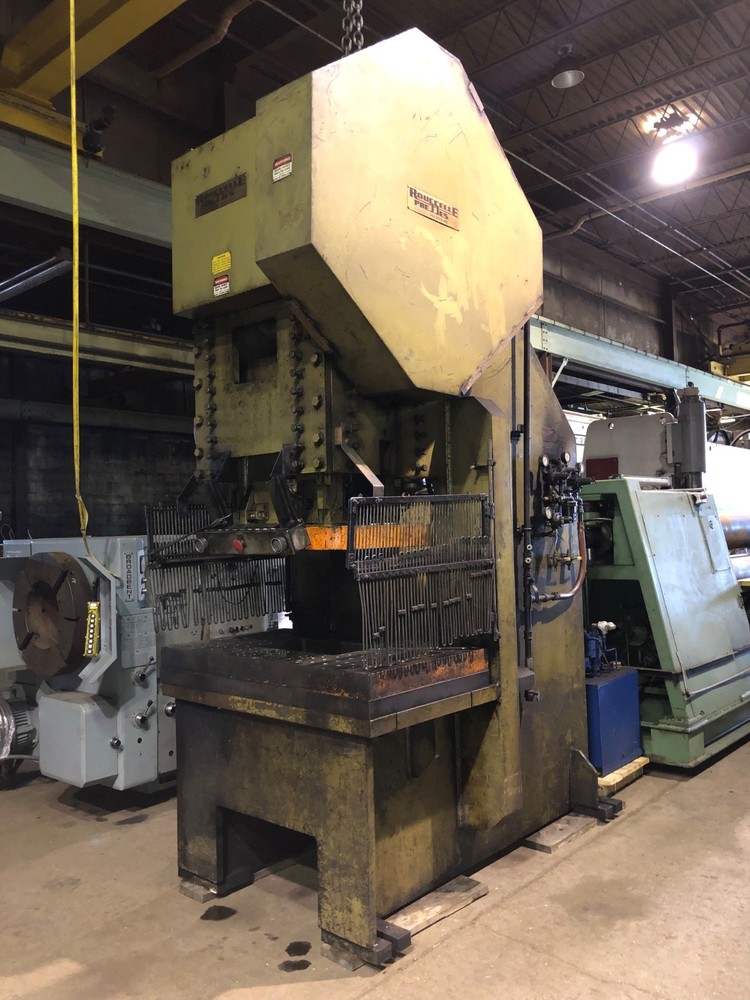 Rousselle Model G1-250 Back Geared Gap Frame Punch Press