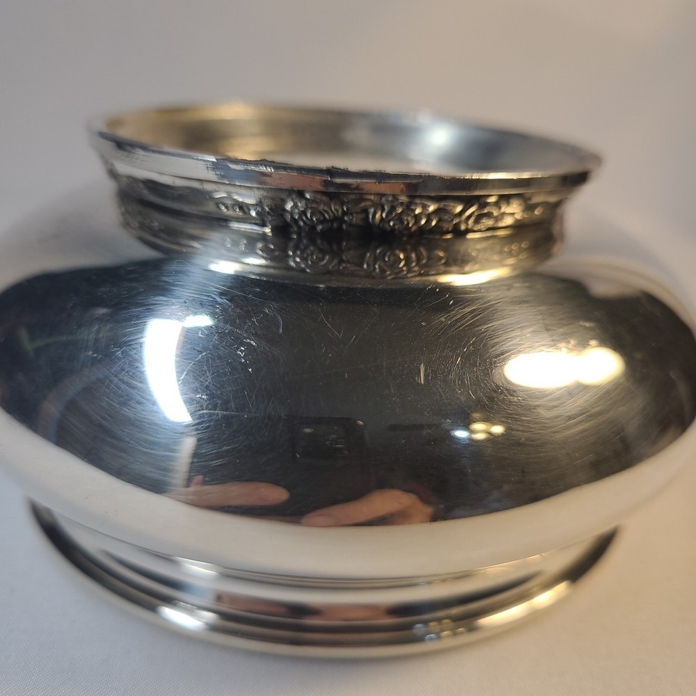 Camille International Silver Co. Silverplate Bowl 6005 Loose Tea Waste